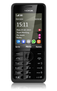 Nokia 301 voorkant