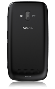 Nokia Lumia 610 achterkant