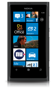 Nokia Lumia 800 zwart voor