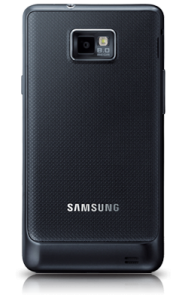 Samsung Galaxy S2 zwart achter