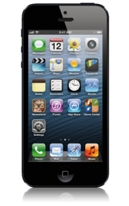 iPhone 5 Voorkant Zwart